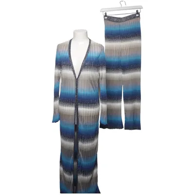 Set (Blue, Gray, White) from Zara Metallic fiber, Polyester