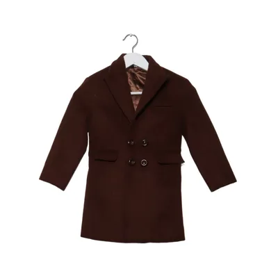 Erwt jas (Bruin) van Toko Polyester, Wol