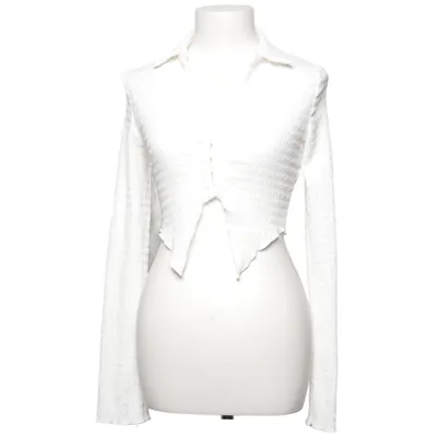 Top (Wit) van Bershka Elastaan, Polyester