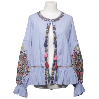Blouse (Bleu, Blanc, Multicolore) de Zara Woman Polyester