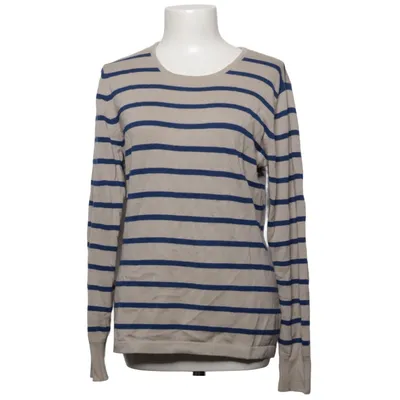 Strickpullover (Beige, Blau) von Naja Lauf Merinowolle