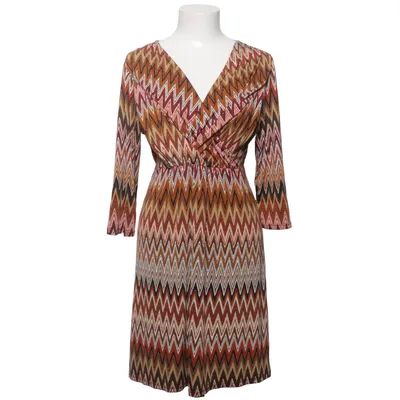 Klänning (Brun, Flerfärgad) från Maille Demoiselle Elastan, Polyester