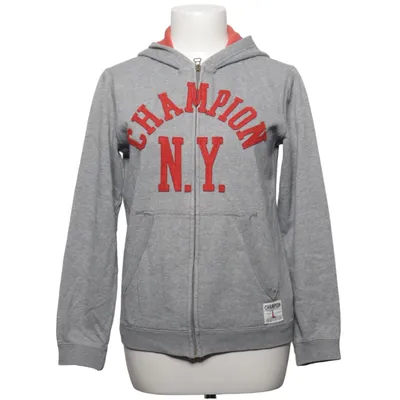 Sweat à capuche (Gris, Rouge) de Champion Coton, Polyester