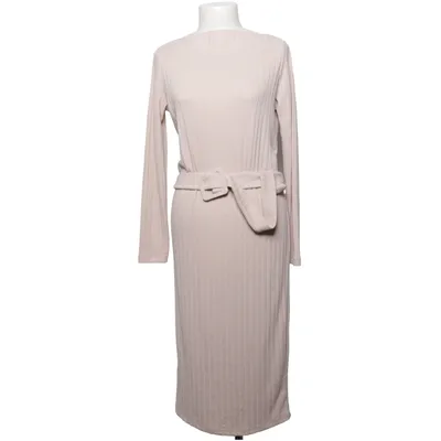 Robe longue (Beige) de Mango Suit Élasthane, Polyester, Viscose