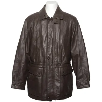 Veste en cuir (Marron) de Larusso Cuir, Polyester
