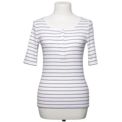 Top (Hvid, Sort) fra C&A Bomuld, Elastan