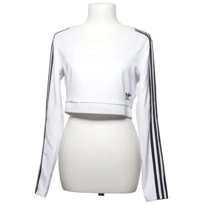 Trainingsoberteil (Weiß, Schwarz) von Adidas Originals Elasthan, Recyceltes Polyester
