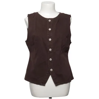 Weste (Braun) von Denim Co Baumwolle
