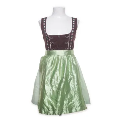 Dirndl (Grön, Brun, Vit) från Edelnice Polyester