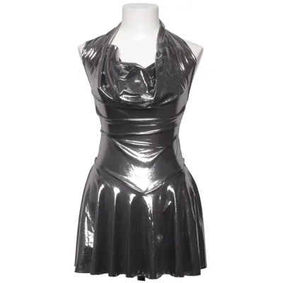Klänning (Silverfärgad) Elastan, Polyester