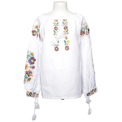 Blouse (Wit, Meerkleurig)