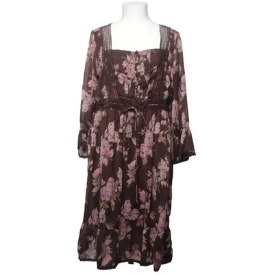 Jurk (Bruin, Roze, Groen) van Capri Collection Katoen, Polyester