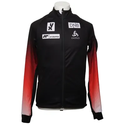 Träningsjacka (Svart, Röd, Vit) från Odlo Polyester