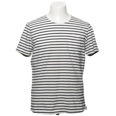 T-shirt (Vit, Blå) från Crocker Denims Artisan Bomull