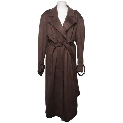 Trenchcoat (Brun) fra ONLY Blue Denim Elastan, Polyester