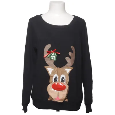Pull de Noël (Noir, Marron, Rouge) de George Coton, Élasthane, Polyester