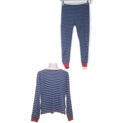 Pyjamas (Blå, Vit, Röd) från Pocopiano Bomull