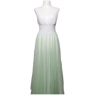 Maxikleid (Grün, Weiß) von St Michael Polyamid