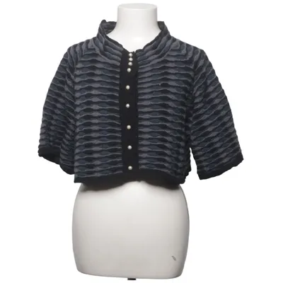 Cardigan (Blue, Gray) from Noa Noa Cotton, Polyamide, Wool