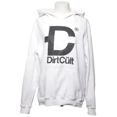 Huvtröja (Vit) från DirtCult Bomull, Polyester