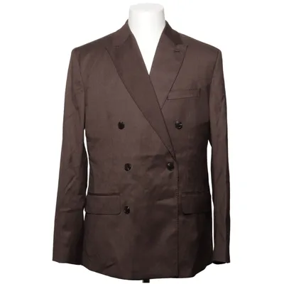 Blazer (Brown) from H&M Polyester, Viscose, Elastane