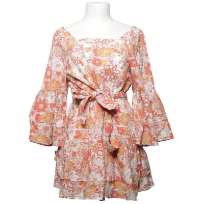 Dress (White, Orange, Multicolored) from Influence Cotton