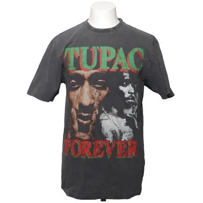T-shirt (Gris, Multicolore) de 2Pac Coton, Élasthane