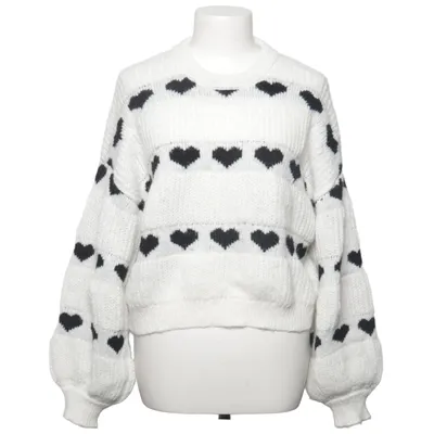 Sweater (Pcnove Ls O-Neck Heart Knit Bc) fra Pieces Genanvendt polyester