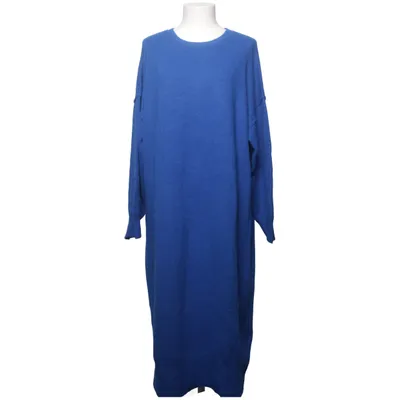Maxi jurk (Blauw) van Ms Mode Acryl, Elastaan, Polyester, Wol