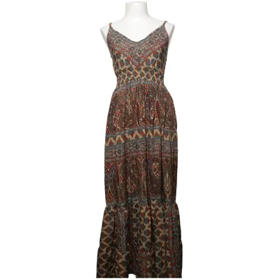 Maxikjole (Beige, Flerfarvet) Polyester
