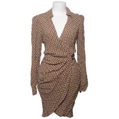 Omlottklänning (Beige, Svart) från Elisabetta Franchi