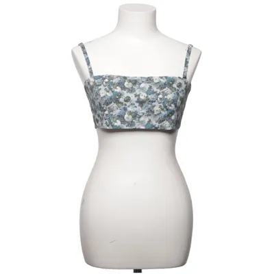 Crop top (Blue, Gray, White, Green) from Nathalie Schuterman Cotton