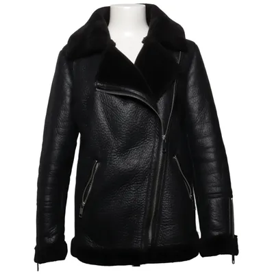 Shearlingjacka (Svart) från F&F Polyester, Polyuretan