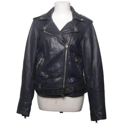 Bikerjakke (Cecily Leather Jacket) fra Mos Mosh Læder, Polyester