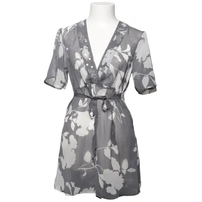 Strandjurk (Grijs, Wit) van Soya Polyester, Zijde