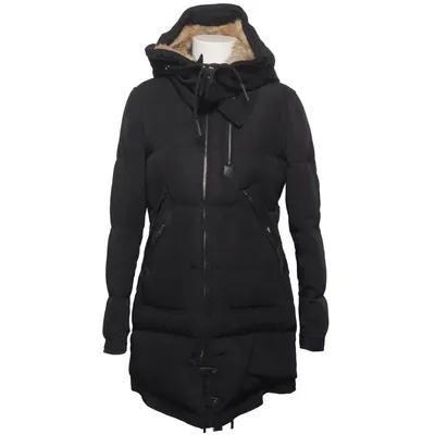 Dunkappa (Svart) från Cedrico Dun, Fjädrar, Skinn, Polyester, Kaninpäls