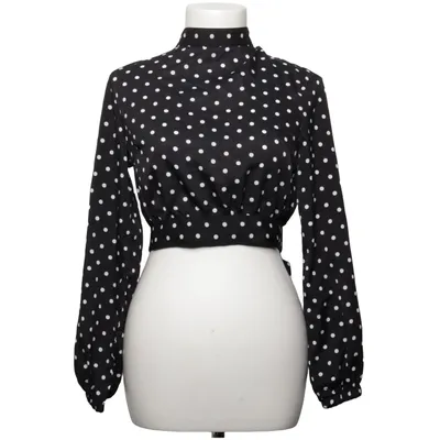 Crop top (Svart, Vit) från Boohoo Petite Polyester
