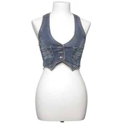Spijker gilet (Blauw) van Denim Life by Pimkie