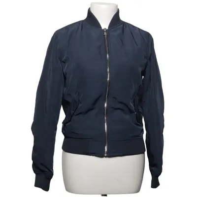 Bomber jacket (Blue) from Bershka Premium Outerwear
