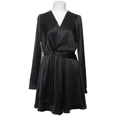 Wrap dress (Black) from Bubbleroom Polyester