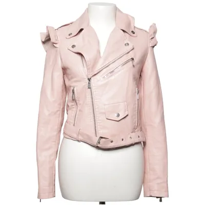 Bikerjack (Roze) van Flamant Rose Collection Polyester, Polyurethaan