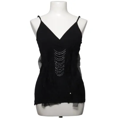 Tank­top (Schwarz) von Jennifer Taylor Elasthan, Viskose