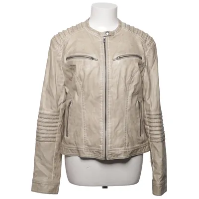 Bikerjacka (Beige) från Livelo Bomull, Polyester, Polyuretan, Viskos