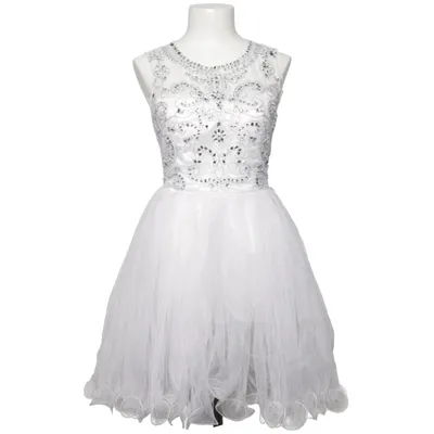 Cocktail dress (White) from Quiz Acrylic, Elastane, Polyester