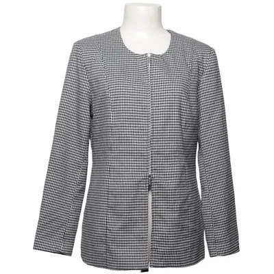 Blazer (Zwart, Wit) van Bonprix Polyester, Viscose