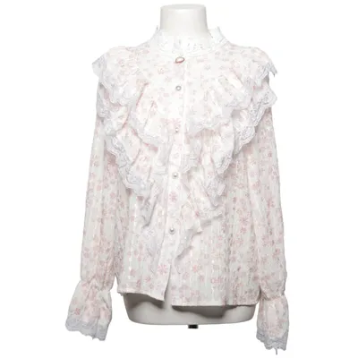 Blouse (Blanc, Rose) de Azaka