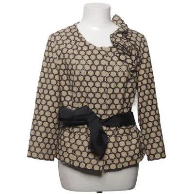 Jacket (Beige, Black) from Sintesis Cotton