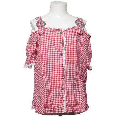 Chemisier Dirndl (Rouge, Blanc) de Laura Torelli Polyester, Coton