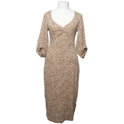 Maxi dress (Brown, Beige) from Indiska Elastane, Polyester, Viscose