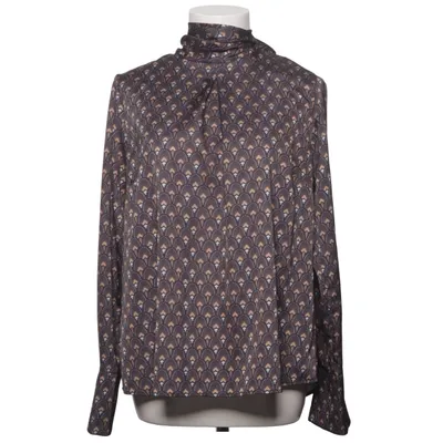 Blouse (Brown, Multicolored) from Morris Lady Polyester